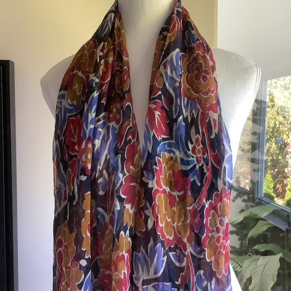Lucky Brand Floral Scarf - Multicolor